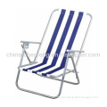 Strip Fabric Beach Chairs With Arm Rest 